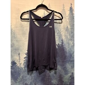 UNDER ARMOUR Women's Razorback Tank Size Med Blue